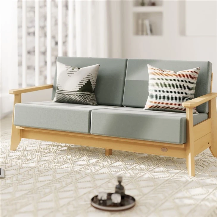 Solid Wood Loveseat Sofa best